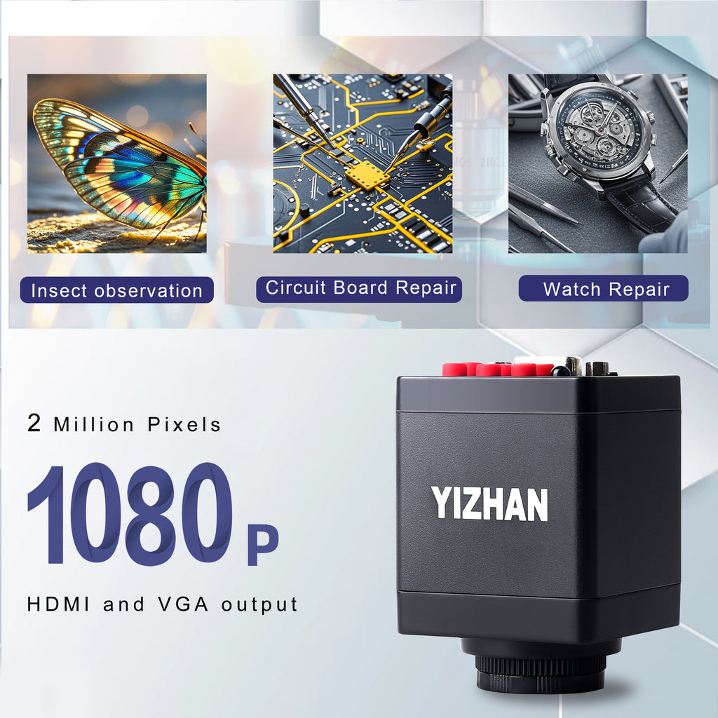 HDMI/VGA output 1080P microscope Camera 
