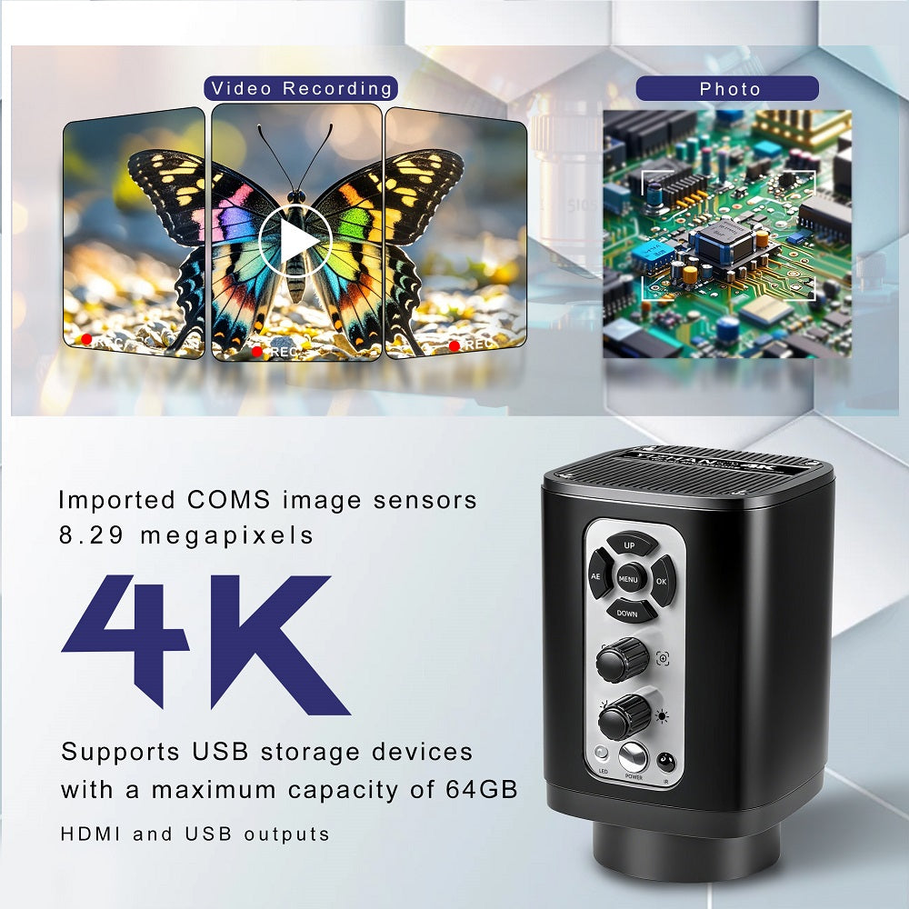 4K UHD image captured by XHU6001 microscope camera