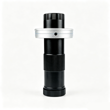 Cargar imagen en el visor de la galería, 150X C-Mount  Industrial Microscope Lens with 50mm Mount Flange | Adjustable Optical Zoom Lens