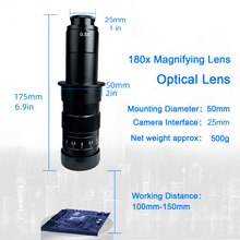 Load image into Gallery viewer, 1-180X optical lens