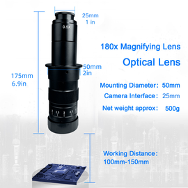 1-180X optical lens