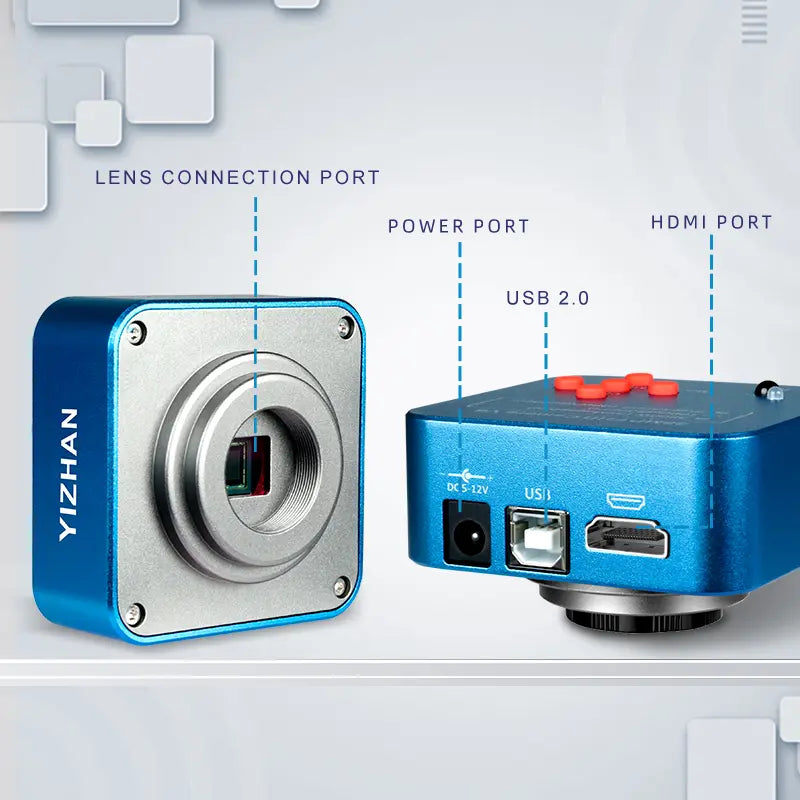 High-definition microscope camera for PCB inspection, circuit board analysis and electronics repair
