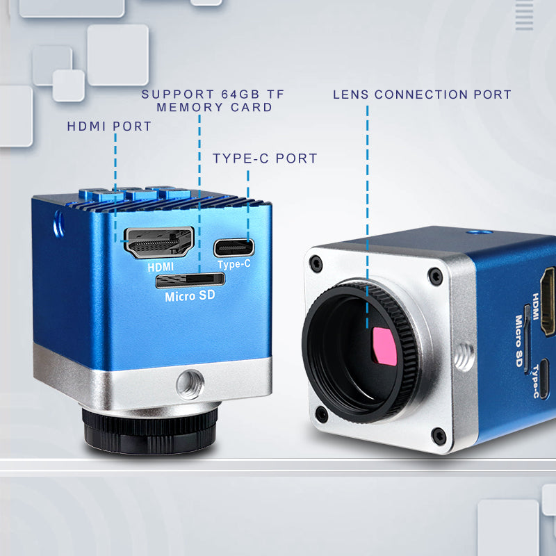 YIZHAN XHU4012 60MP 4K Industrial Microscope Camera for PCB Inspection & Precision Measurement