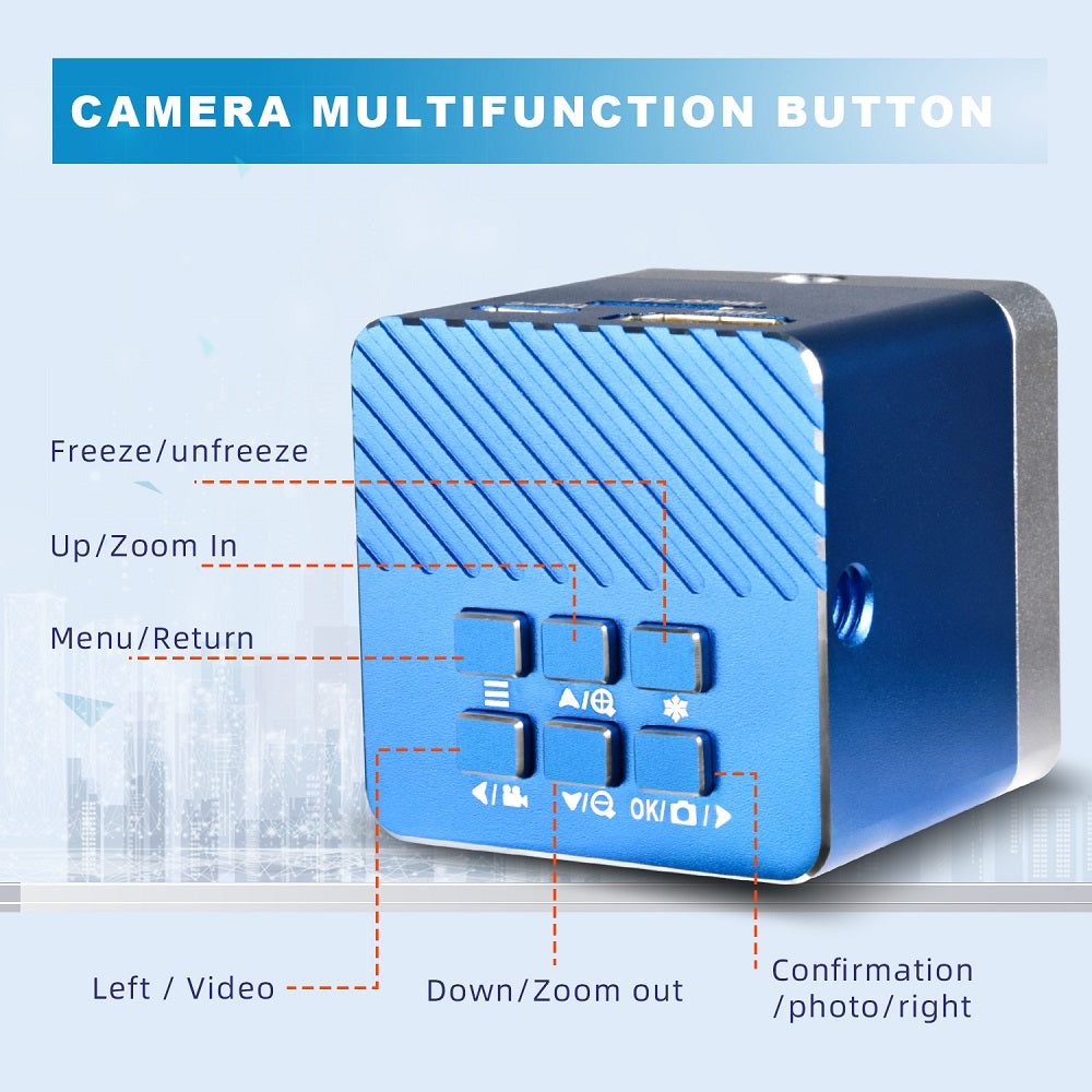 YIZHAN XHU4012 60MP 4K Industrial Microscope Camera for PCB Inspection & Precision Measurement