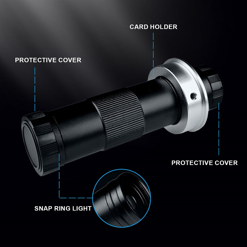 150X Industrial Optical Magnifying Lens with 42mm Mount Flange