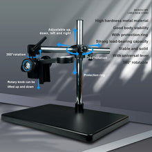 Load image into Gallery viewer, YIZHAN Adjustable Microscope Arm Stand, 360° Rotation Support