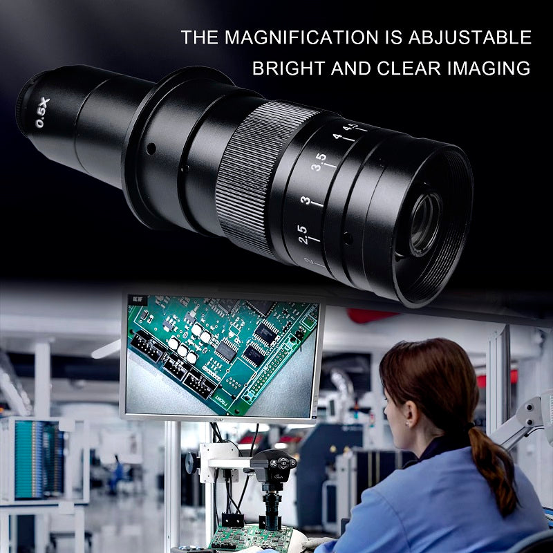 180X zoom microscope lens for circuit board soldering and repair