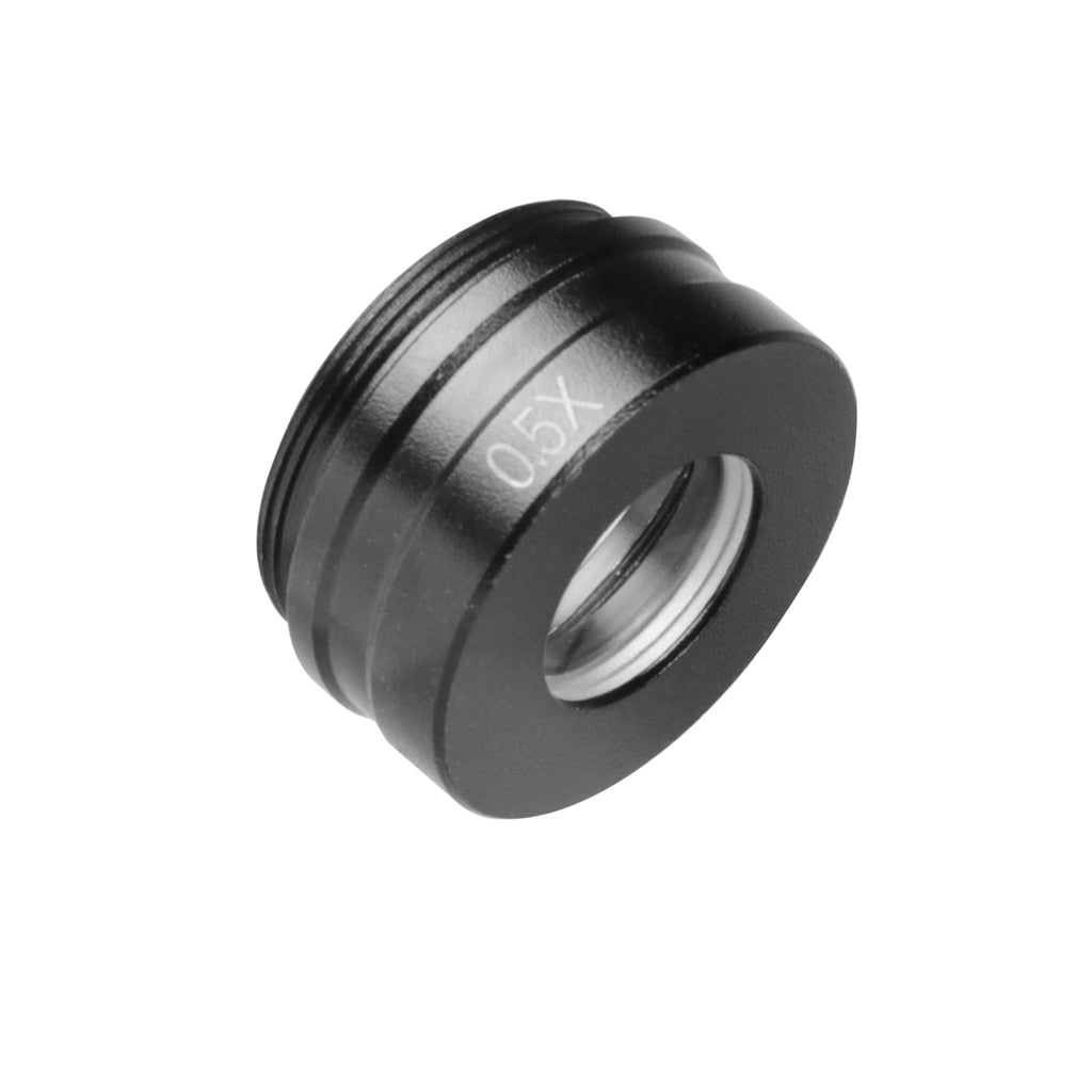 0.5X Auxiliary Objective Lens, Matches 150X Zoom Microscope Lens