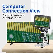 Charger l'image dans la galerie, YIZHAN G1600 12MP 9" LCD Digital Microscope | 1–1600X Continuous Zoom | Adjustable Angle