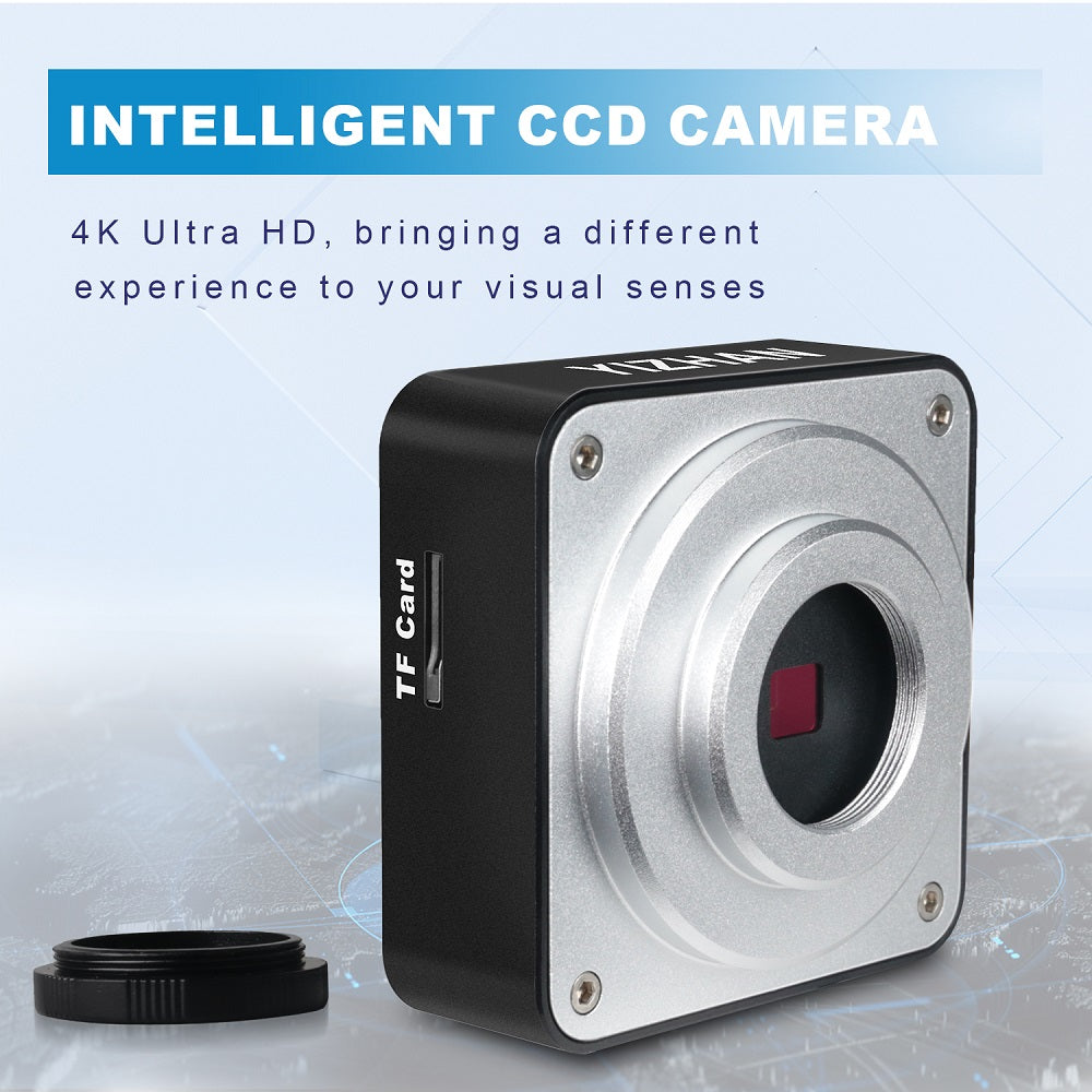 HDMI and USB output ports on YIZHAN XHU4011 digital microscope camera