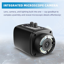 Load image into Gallery viewer, XHU6001 4K microscope camera with integrated lens and LED light