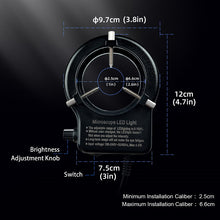 Laden Sie das Bild in den Galerie-Viewer, Energy efficient microscope LED illuminator for laboratory and workshop use