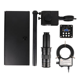 package include stand microscope camera lens led ring