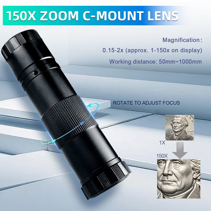 150X ZOOM C-MOUNT LENS