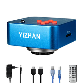 XH3002 industrial microscope camera with Sony IMX327 sensor for PCB inspection and electronic component testing