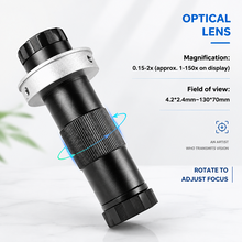 Laden Sie das Bild in den Galerie-Viewer, 150X Industrial Optical Magnifying Lens with 42mm Mount Flange