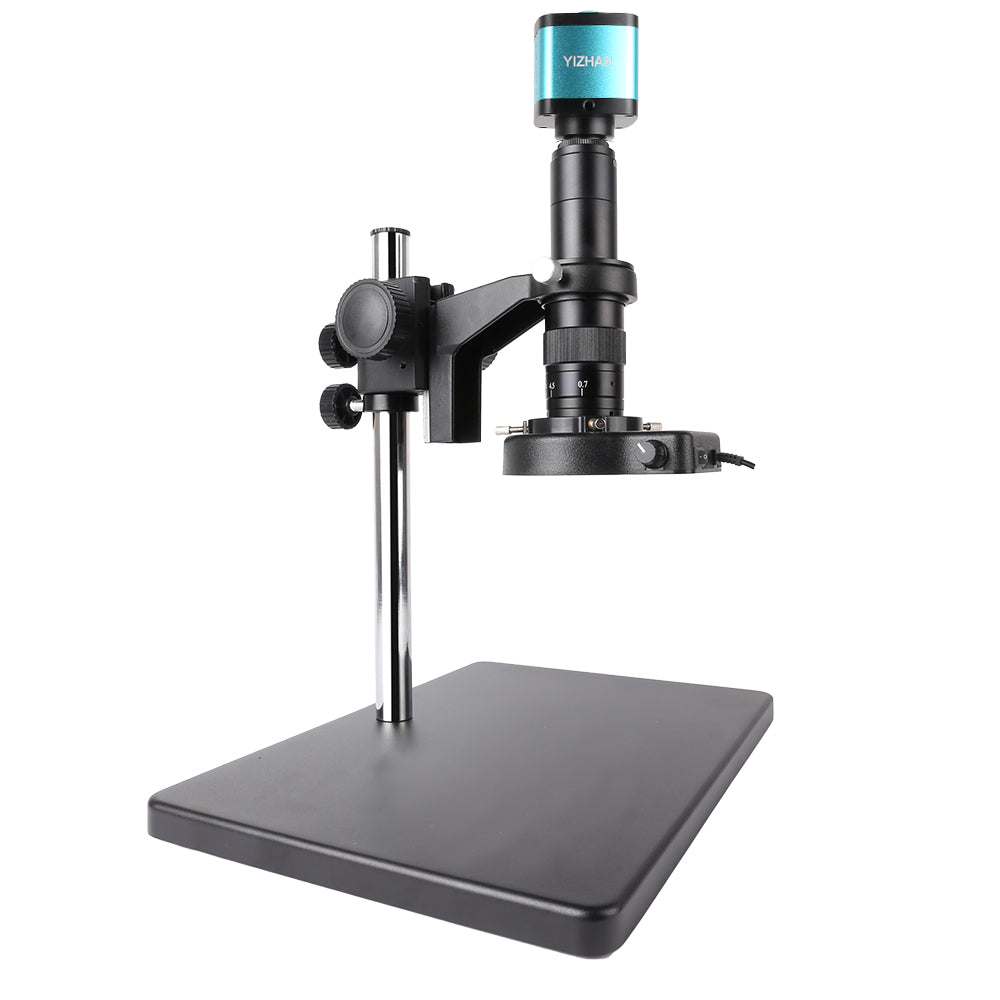 YIZHAN 48MP Digital Microscope 4K Video Recording 180X C-mount Lens USB HDMI Industrial Microscope Camera Phone Repair