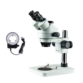 YIZHAN 7X–45X Binocular Stereo Microscope with LED Light for PCB Inspection, Soldering & Electronics Repair