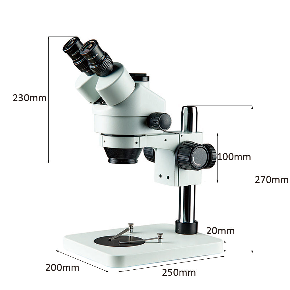 YIZHAN 7X–45X Binocular Stereo Microscope with LED Light for PCB Inspection, Soldering & Electronics Repair