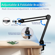 Laden Sie das Bild in den Galerie-Viewer, YIZHAN Digital Microscope Kit with Anti-Vibration Stand, HDMI/VGA/USB Output, 150X Zoom for PCB Soldering &amp; Electronics Repair