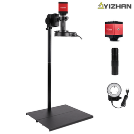 YIZHAN HDMI VGA Digital Microscope 150X C-Mount Lens High-Rise Stand