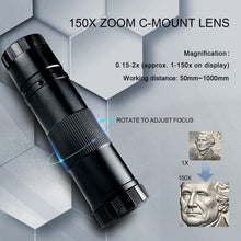 Cargar imagen en el visor de la galería, YIZHAN 4K HDMI Digital Microscope with Sony CMOS Camera &amp; Foldable Stand for PCB Inspection, Soldering &amp; Electronics Repair