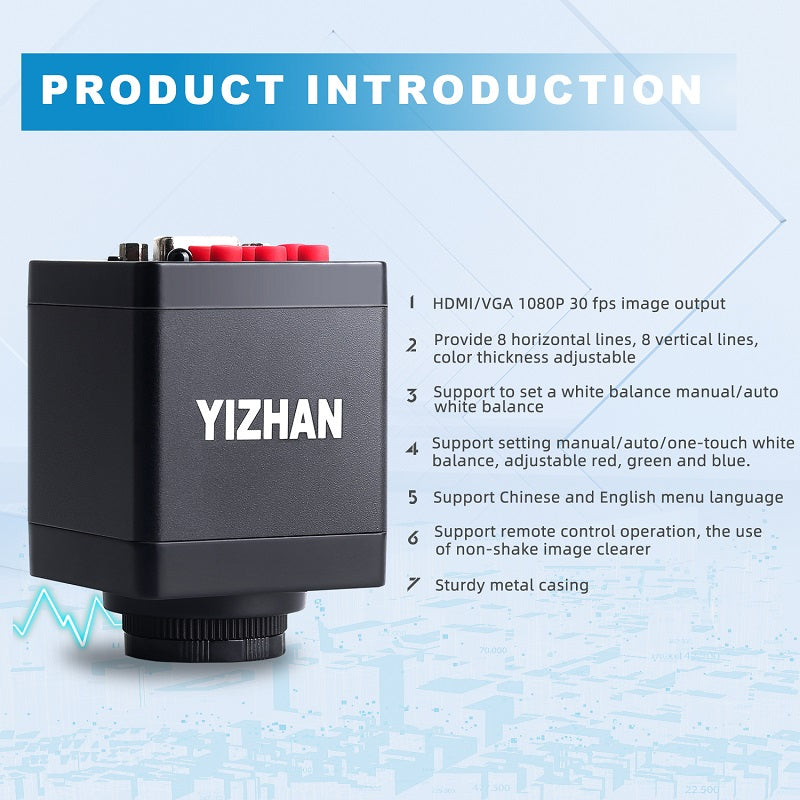 HDMI/VGA 1080P microscope Camera  product introduction