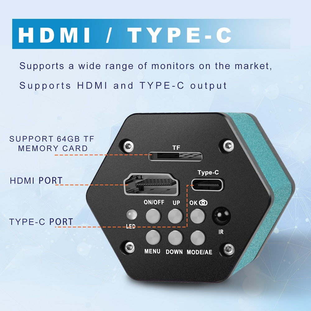 XHU4006 microscope camera with multi-parameter adjustment function