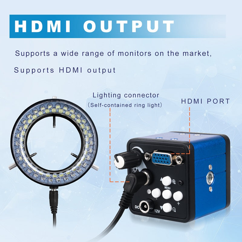 Electronic microscope len HDMI OUTPUT