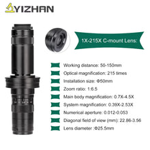 Cargar imagen en el visor de la galería, 4K Digital Microscope For Soldering, 48MP HDMI USB Microscope Camera With 1/1.8" HD imx678 Sensor, 215X Lens Video Microscope