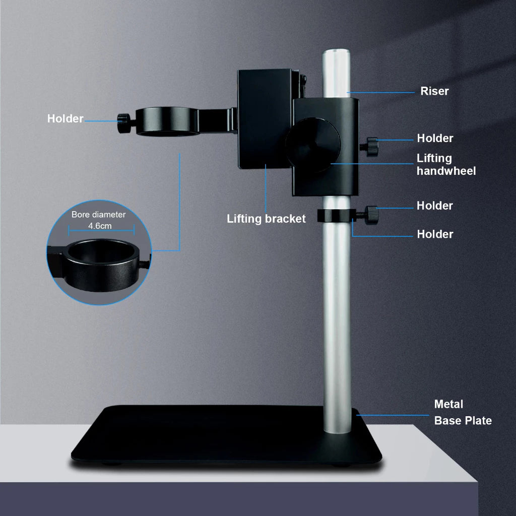 4K Digital Microscope For Soldering, 48MP HDMI USB Microscope Camera With 1/1.8" HD imx678 Sensor, 215X Lens Video Microscope