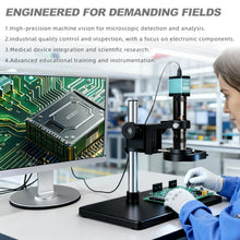 Laden Sie das Bild in den Galerie-Viewer, YIZHAN 215X Zoom C-Mount Industrial Microscope Lens for PCB &amp; Electronic Component Inspection
