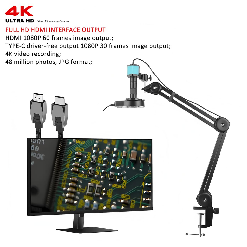 150X 4K PCB Digital Microscope