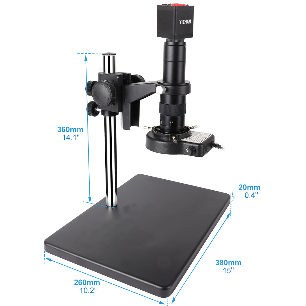 YIZHAN 180X Digital Microscope size